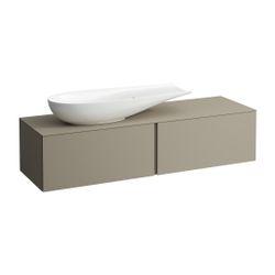 Laufen Schubladenelement, Ilbagnoalessi, 1600mm, Pearlbeige, 2 Schub., Ausschn. ... LAUFEN-H4303420972701 7612738071844 (Abb. 1)