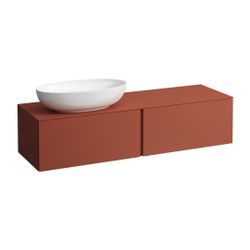 Laufen Schubladenelement, Ilbagnoalessi, 1600mm, Terracotta, 2 Schub., Ausschn. ... LAUFEN-H4303520972691 7612738071899 (Abb. 1)