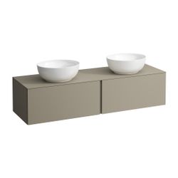 Laufen Schubladenelement, Ilbagnoalessi, 1600mm, Pearlbeige, 2 Schub., Ausschn. ... LAUFEN-H4303540972701 7612738071967 (Abb. 1)