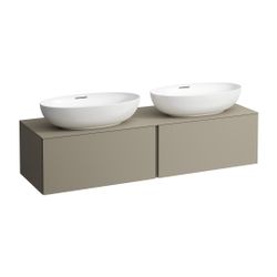 Laufen Schubladenelement, Ilbagnoalessi, 1600mm, Pearlbeige, 2 Schub., Ausschn. ... LAUFEN-H4303540972701 7612738071967 (Abb. 1)