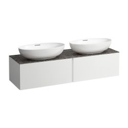Laufen Schubladenelement, Ilbagnoalessi, 1600mm, mit HL, Mattweiß, 2 Schubl, Aus... LAUFEN-H4323570972601 7612738075194 (Abb. 1)