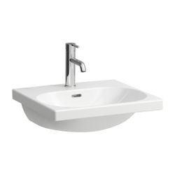Laufen Aufsatzwaschtisch LUA 460x500x180mm, Weiß LCC, 1 Hahnloch, mit Überlauf... LAUFEN-H8160814001041 7612738981556 (Abb. 1)
