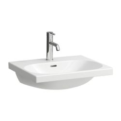 Laufen Aufsatzwaschtisch LUA 460x550x180mm, Weiß LCC, ohne Hahnloch, mit Überlau... LAUFEN-H8160824001091 7612738983697 (Abb. 1)