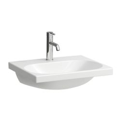 Laufen Aufsatzwaschtisch LUA 460x550x180mm, Weiß, 1 Hahnloch, ohne Überlauf, Kan... LAUFEN-H8160820001561 7612738983802 (Abb. 1)
