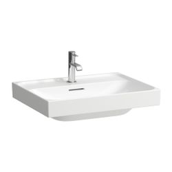 Laufen Waschtisch MEDA 460x600x160mm, Weiß, 1 Hahnloch, mit Überlauf... LAUFEN-H8101130001041 7612738062903 (Abb. 1)