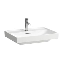Laufen Waschtisch MEDA 460x650x160mm, Weiß, 1 Hahnloch, mit Überlauf... LAUFEN-H8101140001041 7612738062217 (Abb. 1)