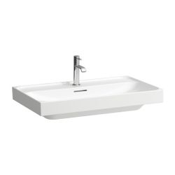 Laufen Waschtisch MEDA 460x800x160mm, Weiß, 1 Hahnloch, mit Überlauf... LAUFEN-H8101170001041 7612738062439 (Abb. 1)