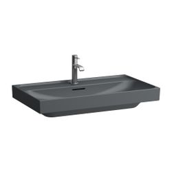 Laufen Aufsatzwaschtisch MEDA 460x800x160mm, Mattgraphit, 3 Hahnlöcher mit Überl... LAUFEN-H8161177581081 7612738065386 (Abb. 1)
