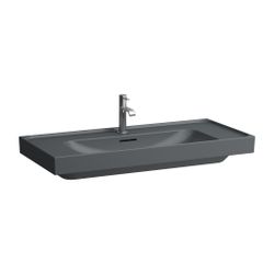 Laufen Aufsatzwaschtisch MEDA 460x1000x160mm, Mattgraphit, Ablage links/rechts, ... LAUFEN-H8161197581041 7612738062613 (Abb. 1)