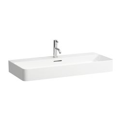 Laufen Aufsatzwaschtisch VAL 420x950x155mm, Mattgraphit, 1 Hahnloch, links/recht... LAUFEN-H8162877581071 7612738037505 (Abb. 1)