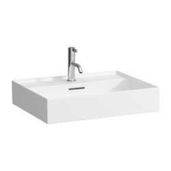 Laufen Waschtisch Kartell 460x600x145mm, Weiß LCC, 1 Hahnloch, mit Überlauf... LAUFEN-H8103334001041 7612738916190 (Abb. 1)