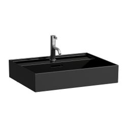 Laufen Aufsatzwaschtisch Kartell 460x600x145mm, glänzend Schwarz, 1 Hahnloch, mi... LAUFEN-H8163330201041 7612738916619 (Abb. 1)
