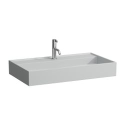 Laufen Waschtisch Kartell 460x800x145mm, Mattgrau, 1 Hahnloch, ohne Überlauf, Ka... LAUFEN-H8103367591561 7612738010157 (Abb. 1)