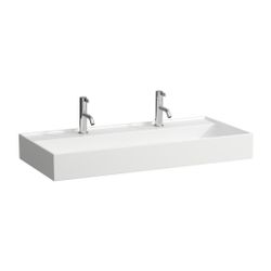 Laufen Aufsatzwaschtisch Kartell 460x1000x145mm, Weiß LCC, 1 Hahnloch, links/rec... LAUFEN-H8163374001151 7612738011451 (Abb. 1)