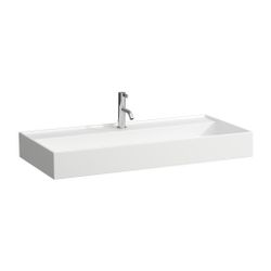 Laufen Aufsatzwaschtisch Kartell 460x1000x145mm, Active Weiß LCC, 1 Hahnloch, oh... LAUFEN-H816337A001561 7612738088507 (Abb. 1)
