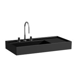 Laufen Aufsatzwaschtisch Kartell 460x900x150mm, glänzend Schwarz, 1 Hahnloch, oh... LAUFEN-H8183380201111 7612738978174 (Abb. 1)