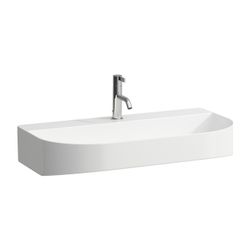 Laufen Aufsatzwaschtisch Sonar 420x800x165mm, Weiß, 1 Hahnloch, ohne Überlauf, K... LAUFEN-H8163440001561 7612738009229 (Abb. 1)