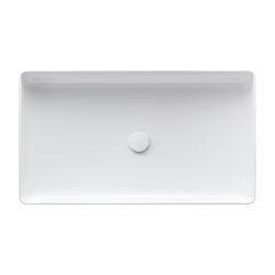 Laufen Waschtisch-Schale Living Saphirkeramik 340x600x110mm, Weiß, rechteckig, o... LAUFEN-H8114340001121 4014804896475 (Abb. 1)