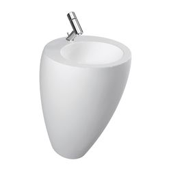 Laufen Waschtisch mit integrierter Säule, Ilbagnoalessi, 530x520x850mm, Weiß LCC... LAUFEN-H8119714001041 4014804707146 (Abb. 1)