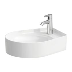 Laufen Waschtisch-Schale VAL 400x500x145mm, Mattweiß, 1 Hahnloch, ohne Überlauf ... LAUFEN-H8122817571111 7612738924621 (Abb. 1)