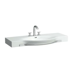 Laufen Waschtisch mit Handtuchhalter Palace 510x1200x165mm, Weiß, 1 Hahnloch, mi... LAUFEN-H8127040001041 4014804759176 (Abb. 1)