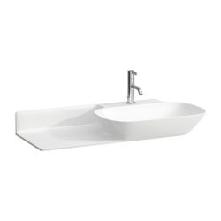 Laufen Waschtisch INO 450x900x145mm, Weiß LCC, 1 Hahnloch, ohne Überlauf Ablage ... LAUFEN-H8133014001111 7612738343019 (Abb. 1)