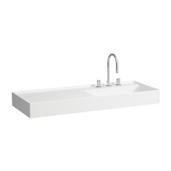 Laufen Waschtisch Kartell 460x1200x150mm, Weiß LCC, 1 Hahnloch, ohne Überlauf, A... LAUFEN-H8133334001111 7612738956677 (Abb. 1)