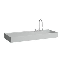 Laufen Waschtisch Kartell 460x1200x150mm, Mattgrau, 1 Hahnloch, ohne Überlauf, A... LAUFEN-H8133337591111 7612738956707 (Abb. 1)
