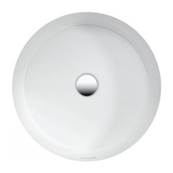 Laufen Einbauwaschtisch von unten Living City 455x450x155mm, Weiß, rund, ohne Ha... LAUFEN-H8134390001091 7612738312084 (Abb. 1)