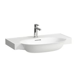 Laufen Waschtisch The New Classic 480x800x165mm, Weiß, 1 Hahnloch, mit Überlauf... LAUFEN-H8138550001041 7612738935665 (Abb. 1)
