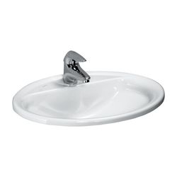 Laufen Einbauwaschtisch von oben Laufen Pro B 440x560x165mm, Weiß, 1 Hahnloch, m... LAUFEN-H8139510001041 4014804398177 (Abb. 1)