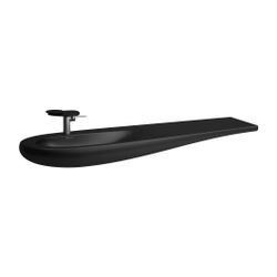 Laufen Waschtisch, Ilbagnoalessi, 500x1600x165mm, Mattschwarz, Ablage rechts, 1 ... LAUFEN-H8149717161041 7612738078645 (Abb. 1)
