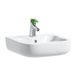 Laufen Waschtisch Florakids 410x450x150mm, Weiß, 1 Hahnloch, mit Überlauf... LAUFEN-H8150310001041 4014804727687 (Abb. 1)