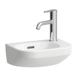 Laufen Waschtisch LUA 360x250x145mm, Weiß LCC, asymmetrisch Becken links 1 Hahnl... LAUFEN-H8150804001061 7612738031381 (Abb. 1)