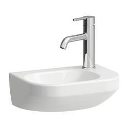 Laufen Waschtisch LUA 360x250x145mm, Weiß LCC, asymmetrisch Becken links 1 Hahnl... LAUFEN-H8150804001141 7612738031435 (Abb. 1)