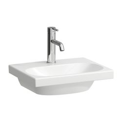 Laufen Aufsatzhandwaschbecken LUA 350x450x135mm, Weiß, 1 Hahnloch, ohne Überlauf... LAUFEN-H8160800001561 7612738983000 (Abb. 1)