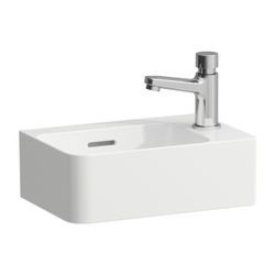 Laufen Handwaschbecken VAL 220x340x135mm, Mattweiß, asymmetrisch 1 Hahnloch, rec... LAUFEN-H8152807571061 7612738943455 (Abb. 1)