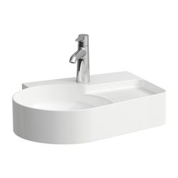 Laufen Aufsatzwaschtisch VAL 400x530x155mm, Weiß LCC, 1 Hahnloch, ohne Überlauf,... LAUFEN-H816288A001561 7612738088309 (Abb. 1)