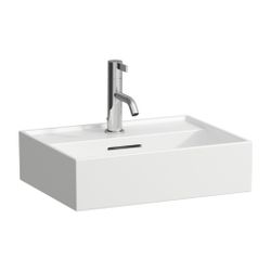 Laufen Handwaschbecken Kartell 340x450x140mm, Weiß LCC, 3 Hahnlöcher mit Überlau... LAUFEN-H8153304001081 7612738009410 (Abb. 1)