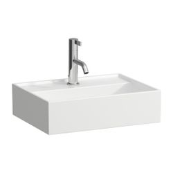 Laufen Handwaschbecken Kartell 340x450x140mm, Weiß LCC, 1 Hahnloch, ohne Überlau... LAUFEN-H8153304001561 7612738009694 (Abb. 1)
