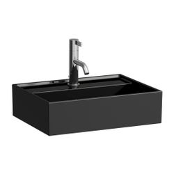 Laufen Handwaschbecken Kartell 340x450x140mm, glänzend Schwarz, 1 Hahnloch, ohne... LAUFEN-H8153300201561 7612738009687 (Abb. 1)