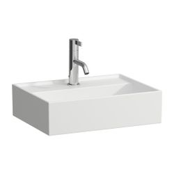 Laufen Handwaschbecken Kartell 340x450x140mm, Mattweiß, 1 Hahnloch, ohne Überlau... LAUFEN-H8153307571561 7612738009700 (Abb. 1)