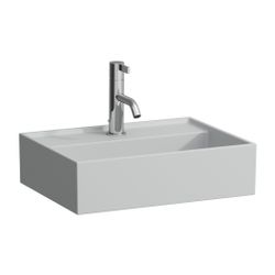 Laufen Handwaschbecken Kartell 340x450x140mm, Mattgrau, 1 Hahnloch, ohne Überlau... LAUFEN-H8153307591561 7612738009717 (Abb. 1)