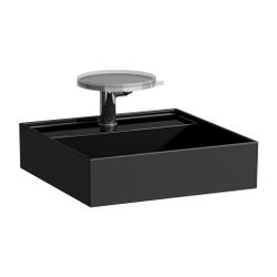 Laufen Handwaschbecken Kartell 460x460x150mm, glänzend Schwarz, 1 Hahnloch, ohne... LAUFEN-H8153310201111 7612738287795 (Abb. 1)