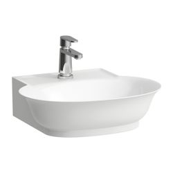 Laufen Aufsatzhandwaschbecken The New Classic 450x500x170mm, Weiß, 1 Hahnloch, o... LAUFEN-H8168520001561 7612738979188 (Abb. 1)