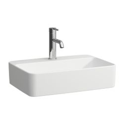 Laufen Waschtisch-Schale Savoy 380x550x155mm, Mattweiß, rechteckig mit Hahnlochb... LAUFEN-H8169457571041 7612738131340 (Abb. 1)