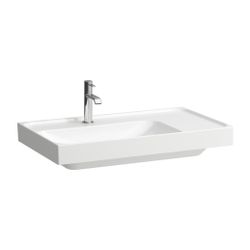 Laufen Waschtisch MEDA 460x800x160mm, Mattweiß, Ablage rechts, 3 Hahnlöcher, ohn... LAUFEN-H8171167571581 7612738064389 (Abb. 1)