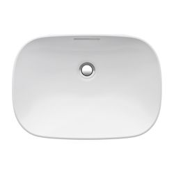 Laufen Einbauwaschtisch von oben INO 365x500x150mm, Weiß LCC, ohne Hahnloch, mit... LAUFEN-H8173024001091 7612738343415 (Abb. 1)