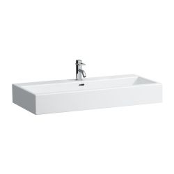 Laufen Waschtisch Living City 460x1000x155mm, Weiß, 1 Hahnloch, mit Überlauf... LAUFEN-H8184370001041 4014804957084 (Abb. 1)