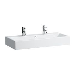 Laufen Aufsatzwaschtisch Living City 460x1000x155mm, Weiß, ohne Hahnloch, mit Üb... LAUFEN-H8184380001091 4014804957411 (Abb. 1)